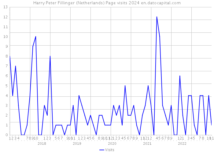 Harry Peter Fillinger (Netherlands) Page visits 2024 