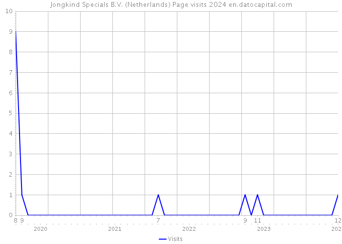 Jongkind Specials B.V. (Netherlands) Page visits 2024 