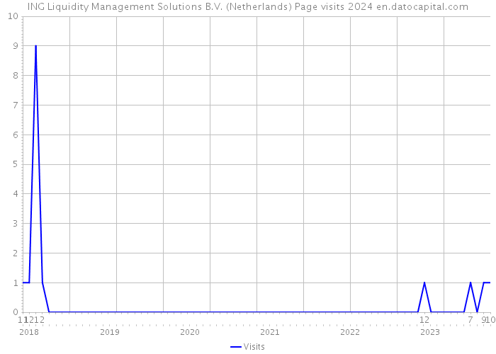 ING Liquidity Management Solutions B.V. (Netherlands) Page visits 2024 