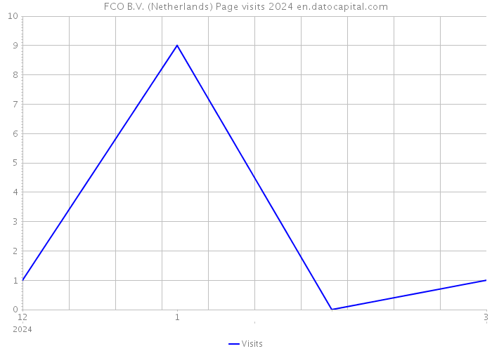 FCO B.V. (Netherlands) Page visits 2024 