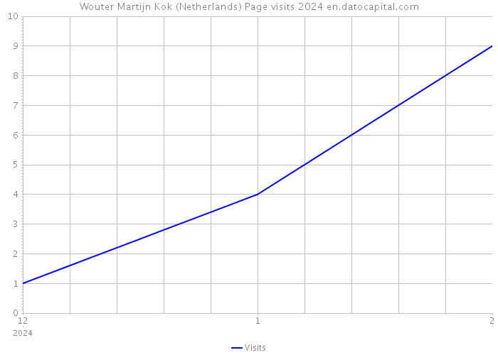 Wouter Martijn Kok (Netherlands) Page visits 2024 