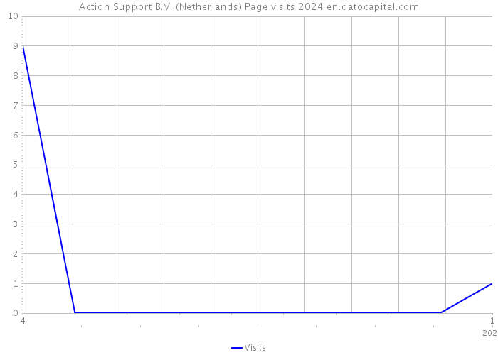 Action Support B.V. (Netherlands) Page visits 2024 