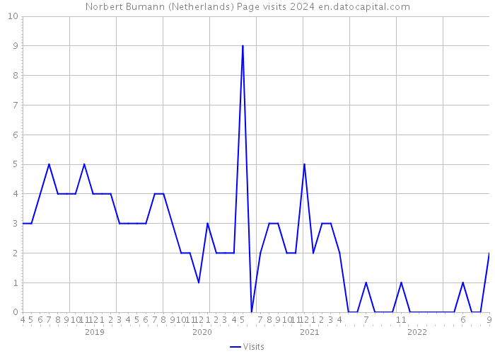 Norbert Bumann (Netherlands) Page visits 2024 