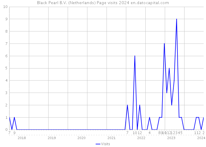 Black Pearl B.V. (Netherlands) Page visits 2024 