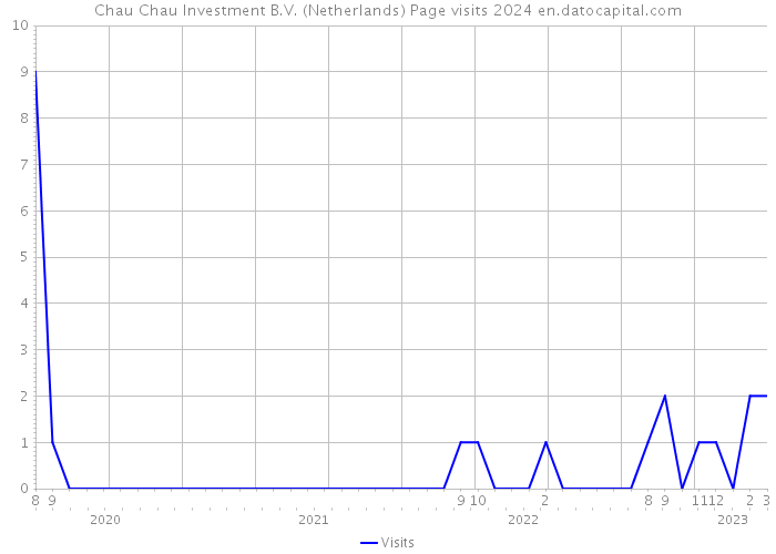 Chau Chau Investment B.V. (Netherlands) Page visits 2024 