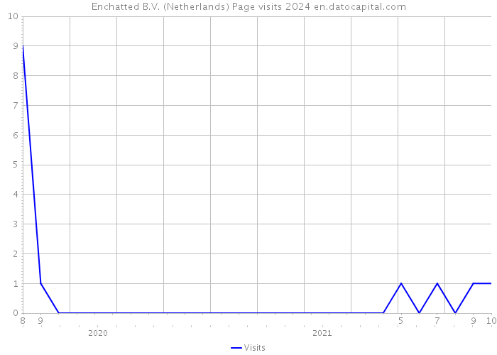Enchatted B.V. (Netherlands) Page visits 2024 
