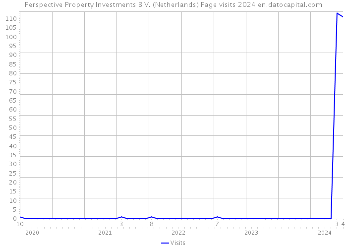 Perspective Property Investments B.V. (Netherlands) Page visits 2024 