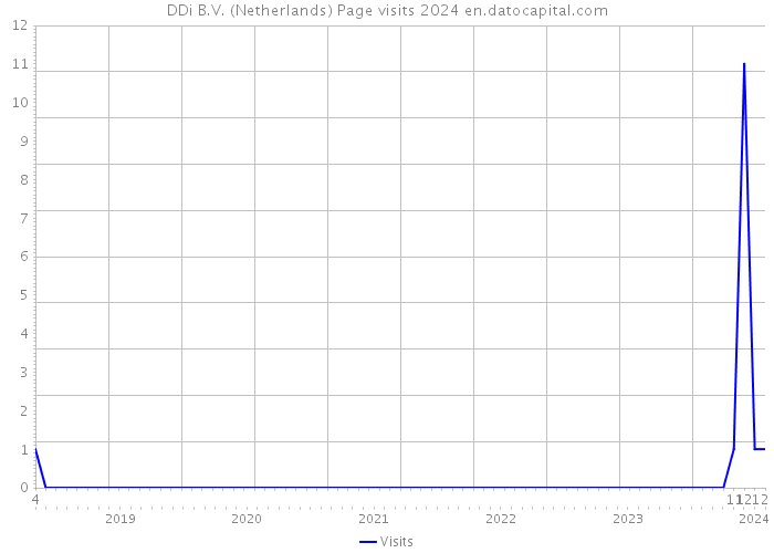 DDi B.V. (Netherlands) Page visits 2024 