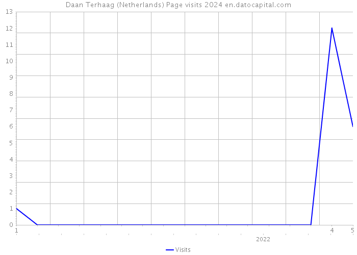 Daan Terhaag (Netherlands) Page visits 2024 