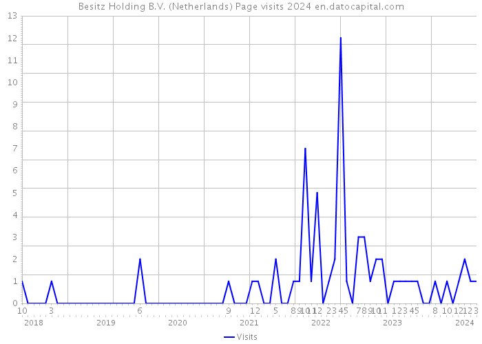 Besitz Holding B.V. (Netherlands) Page visits 2024 