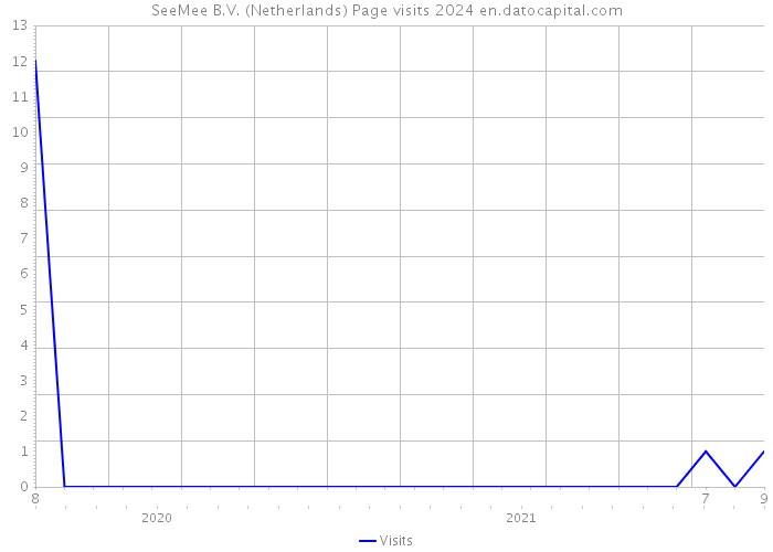 SeeMee B.V. (Netherlands) Page visits 2024 