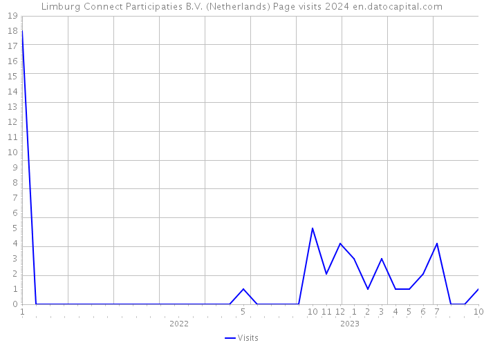 Limburg Connect Participaties B.V. (Netherlands) Page visits 2024 
