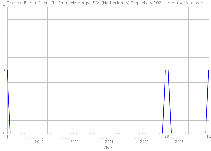 Thermo Fisher Scientific China Holdings I B.V. (Netherlands) Page visits 2024 