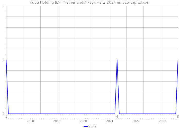 Kudu Holding B.V. (Netherlands) Page visits 2024 