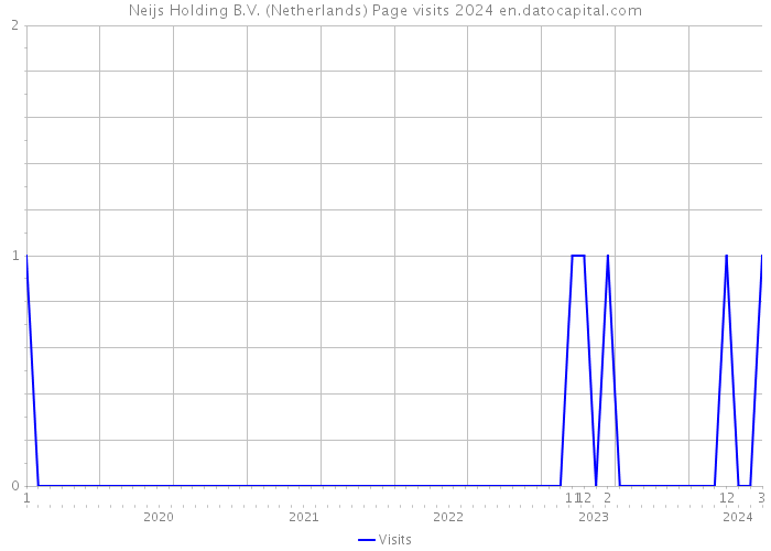 Neijs Holding B.V. (Netherlands) Page visits 2024 