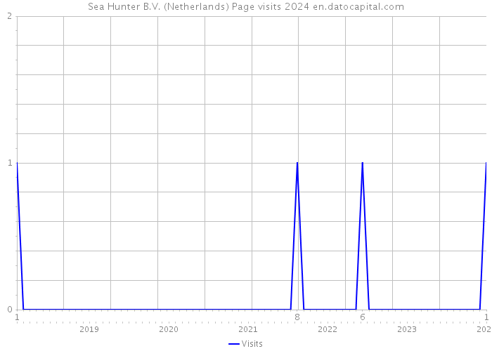 Sea Hunter B.V. (Netherlands) Page visits 2024 