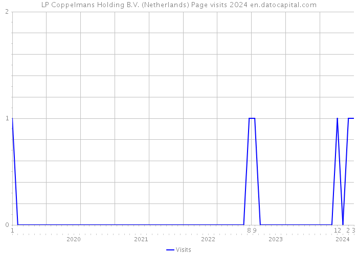 LP Coppelmans Holding B.V. (Netherlands) Page visits 2024 