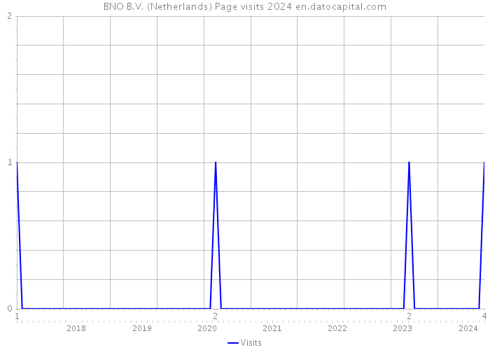 BNO B.V. (Netherlands) Page visits 2024 