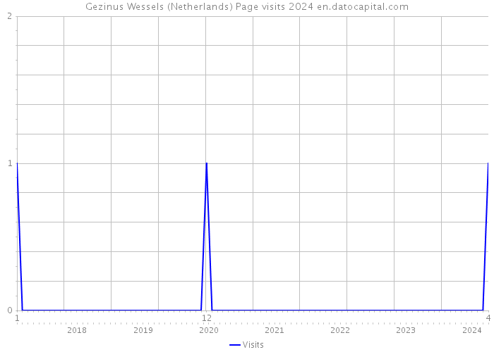 Gezinus Wessels (Netherlands) Page visits 2024 