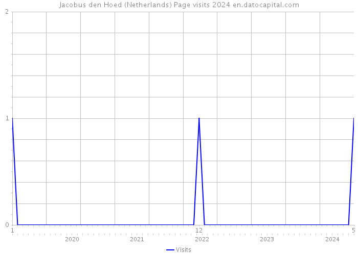 Jacobus den Hoed (Netherlands) Page visits 2024 