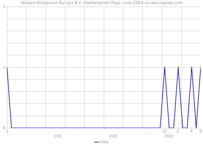 Nieuwe Initiatieven Europe B.V. (Netherlands) Page visits 2024 