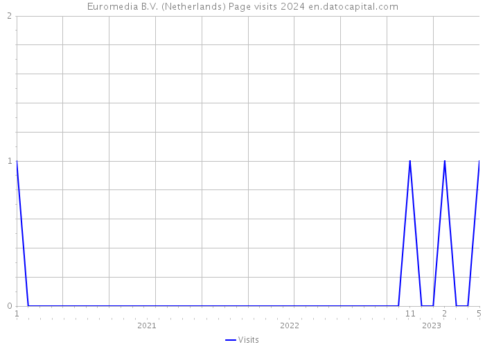 Euromedia B.V. (Netherlands) Page visits 2024 