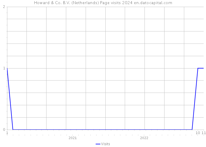 Howard & Co. B.V. (Netherlands) Page visits 2024 