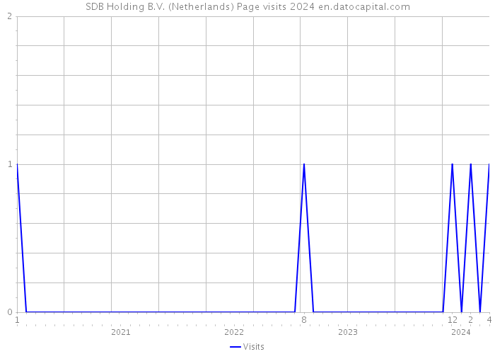 SDB Holding B.V. (Netherlands) Page visits 2024 