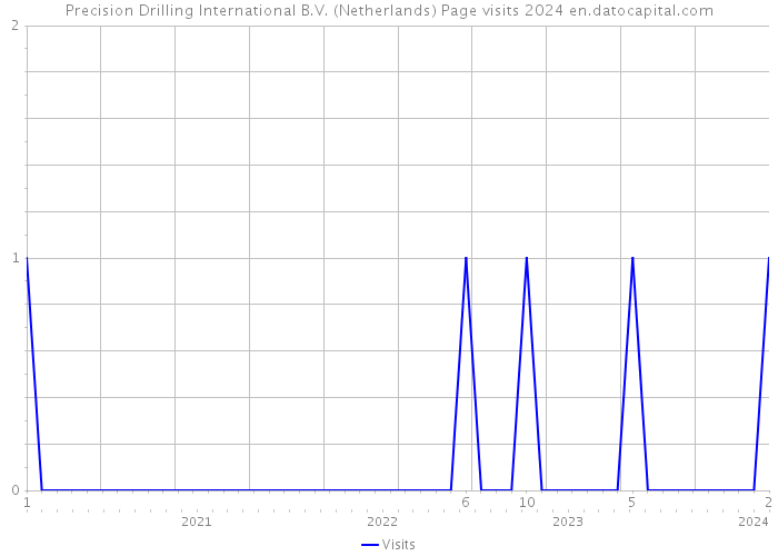 Precision Drilling International B.V. (Netherlands) Page visits 2024 