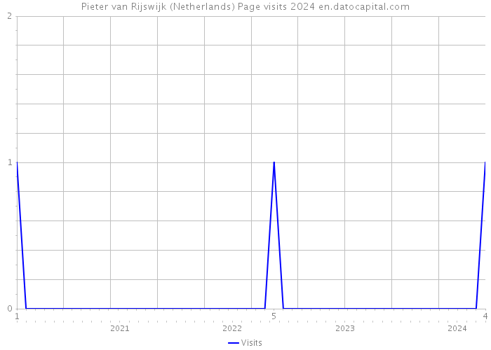 Pieter van Rijswijk (Netherlands) Page visits 2024 