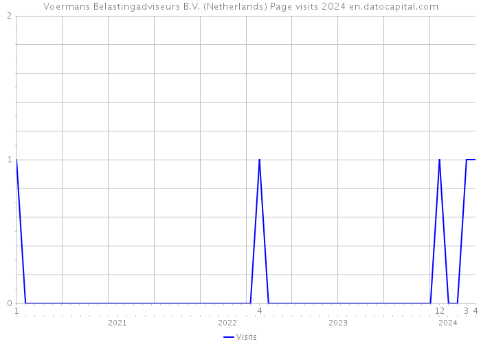 Voermans Belastingadviseurs B.V. (Netherlands) Page visits 2024 
