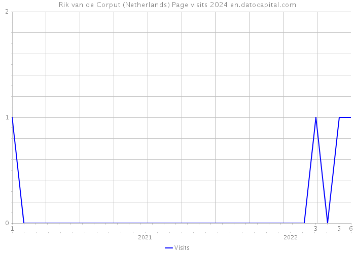Rik van de Corput (Netherlands) Page visits 2024 
