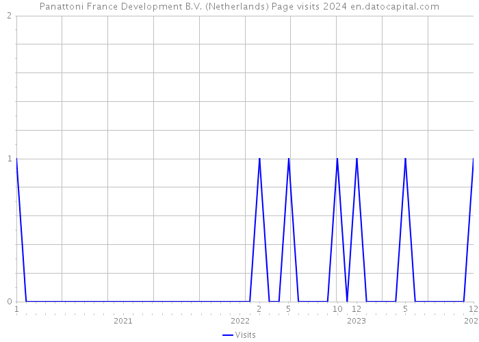 Panattoni France Development B.V. (Netherlands) Page visits 2024 