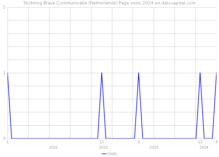 Stichting Brava Communicatie (Netherlands) Page visits 2024 