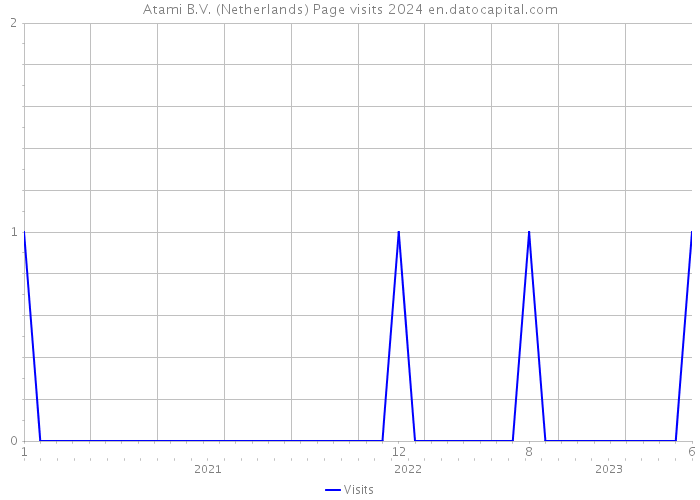 Atami B.V. (Netherlands) Page visits 2024 