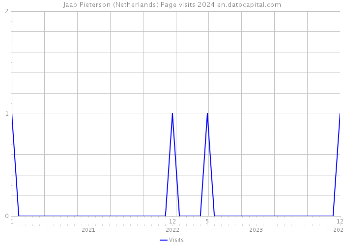 Jaap Pieterson (Netherlands) Page visits 2024 