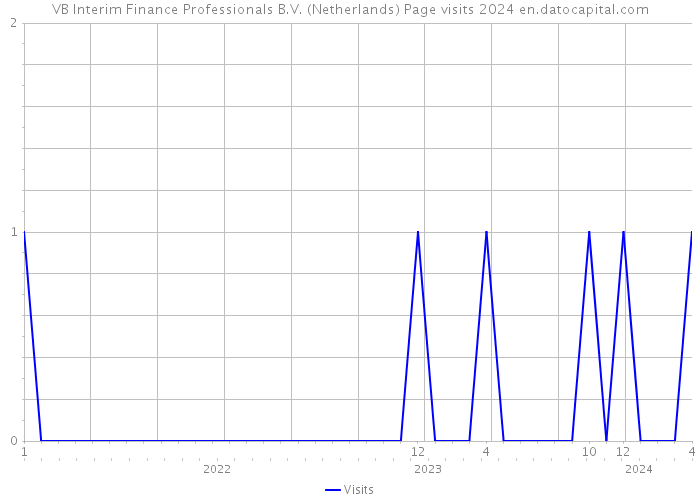 VB Interim Finance Professionals B.V. (Netherlands) Page visits 2024 