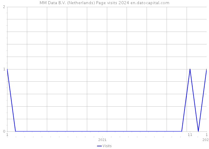 MM Data B.V. (Netherlands) Page visits 2024 