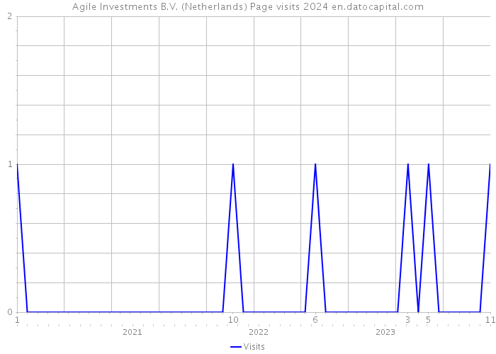 Agile Investments B.V. (Netherlands) Page visits 2024 