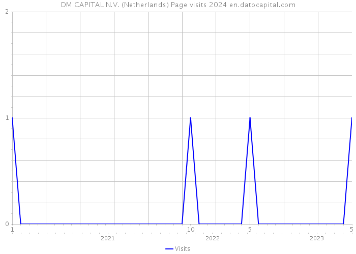 DM CAPITAL N.V. (Netherlands) Page visits 2024 