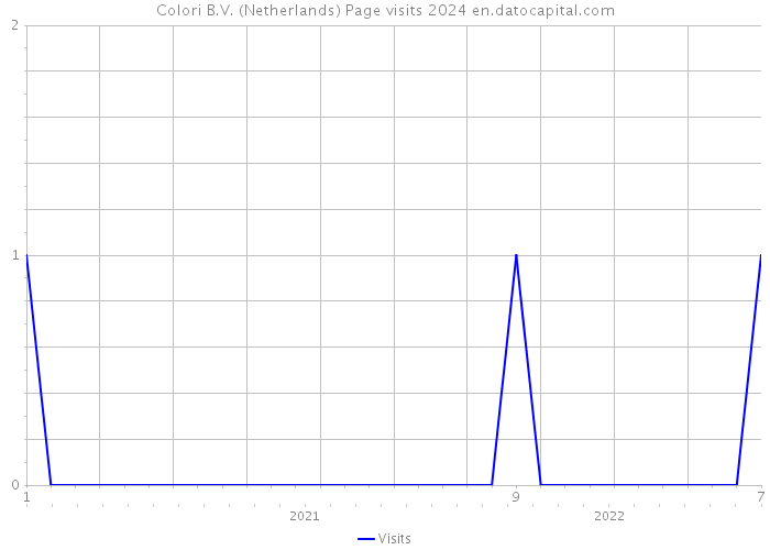 Colori B.V. (Netherlands) Page visits 2024 