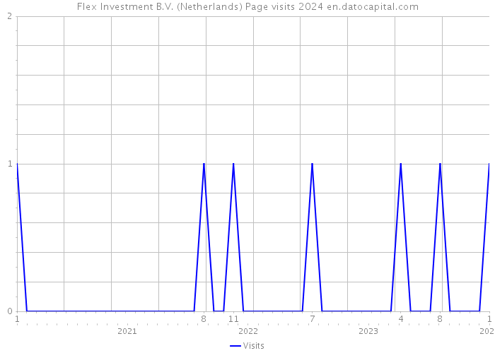 Flex Investment B.V. (Netherlands) Page visits 2024 