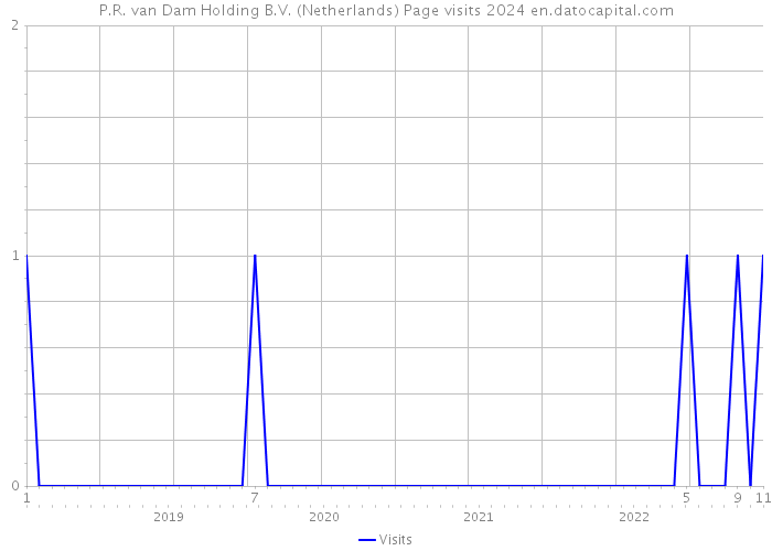 P.R. van Dam Holding B.V. (Netherlands) Page visits 2024 