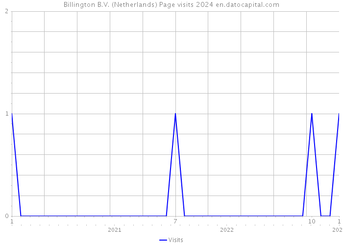 Billington B.V. (Netherlands) Page visits 2024 