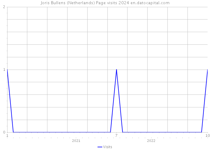 Joris Bullens (Netherlands) Page visits 2024 