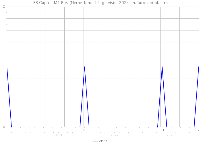 BB Capital M1 B.V. (Netherlands) Page visits 2024 