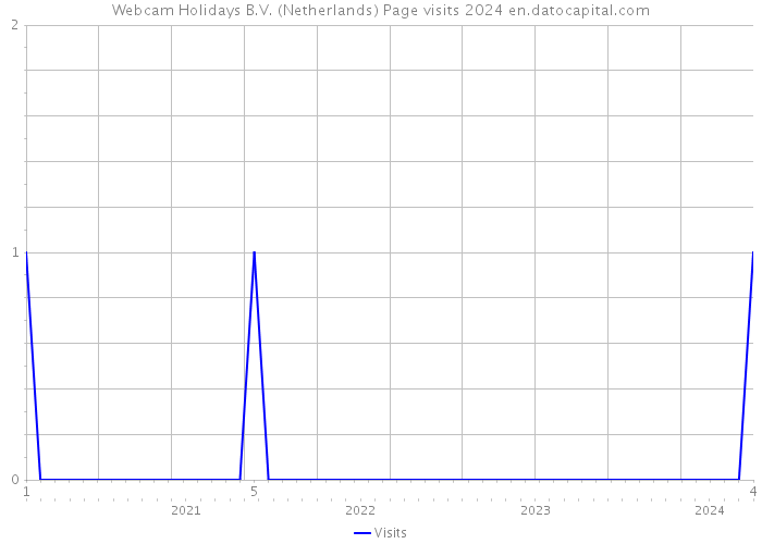 Webcam Holidays B.V. (Netherlands) Page visits 2024 