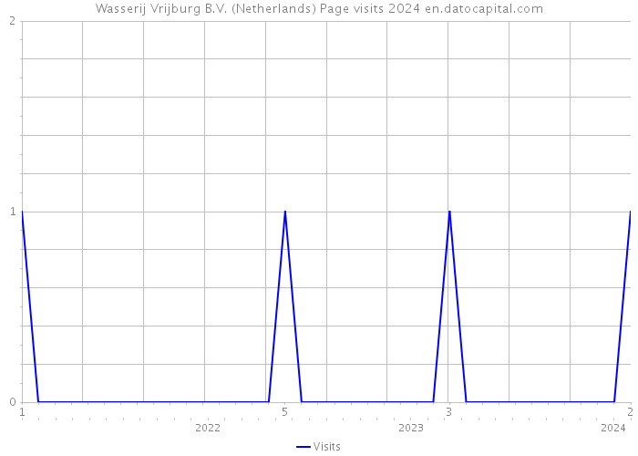 Wasserij Vrijburg B.V. (Netherlands) Page visits 2024 