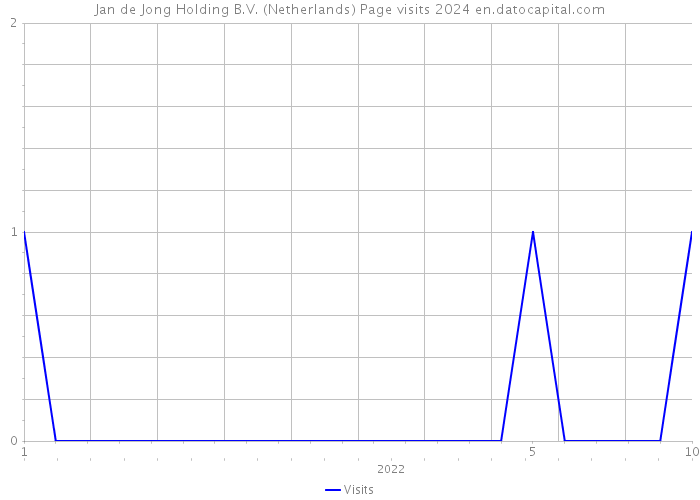 Jan de Jong Holding B.V. (Netherlands) Page visits 2024 