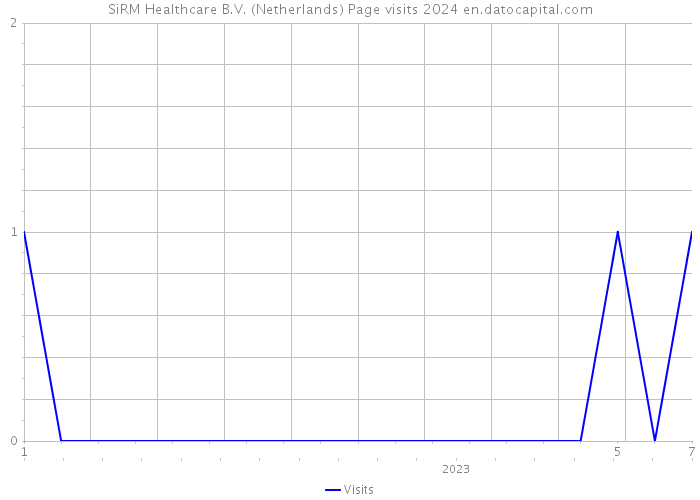 SiRM Healthcare B.V. (Netherlands) Page visits 2024 